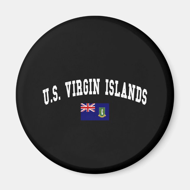 U.S. VIRGIN ISLANDS MAGNET (Front)