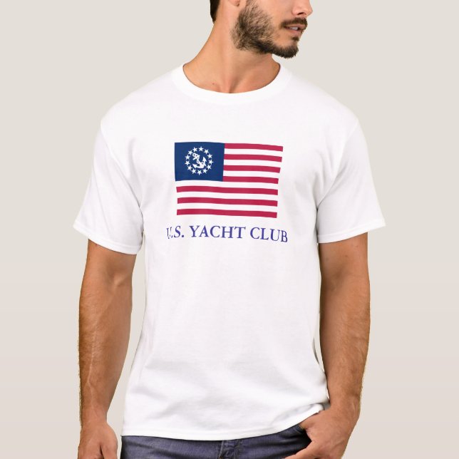 U.S. Yacht Club Men's T-Shirt (Front)