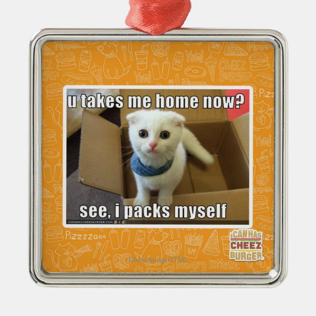 U take me home now? metal tree decoration (Front)