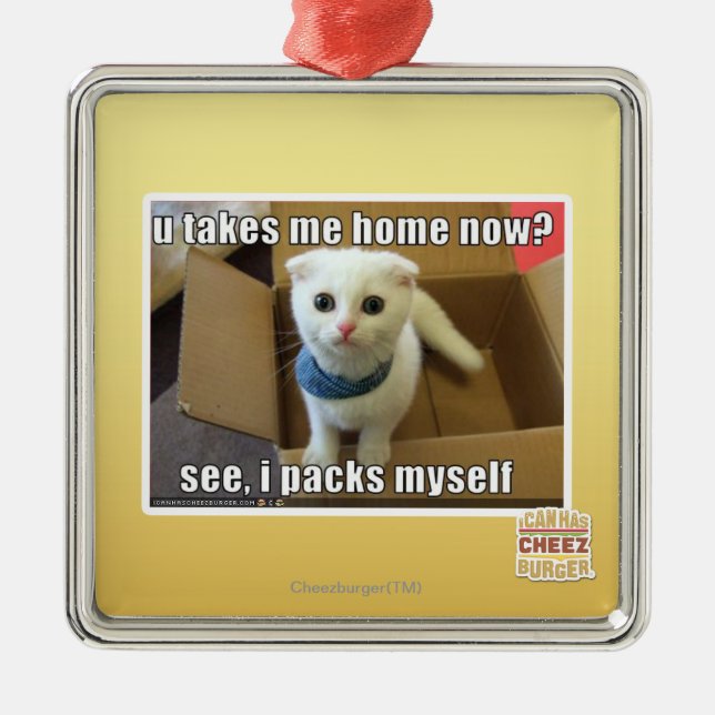 U take me home now? metal tree decoration (Front)
