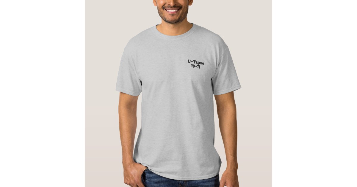 U-Tapao Thailand Veteran Embroidered 70-71 Embroidered T-Shirt | Zazzle