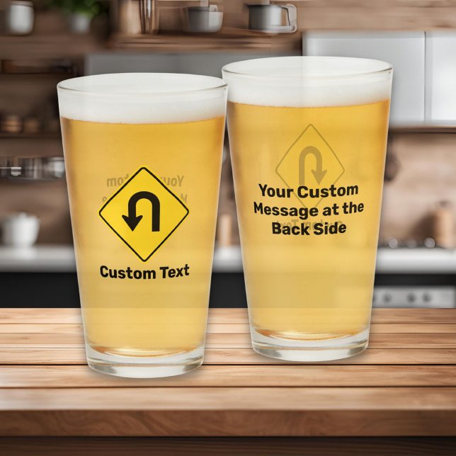 U-Turn Sign Glass (Creator Uploaded)