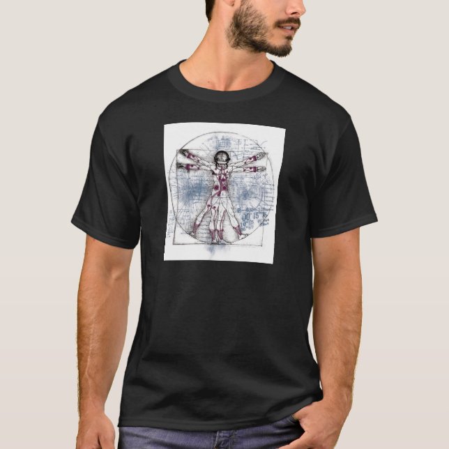 U.V MAN(Universal Vitruvian Man) T-Shirt (Front)