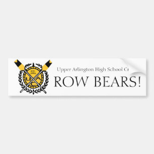 ua crew2, EST. 1993-2, ROW BEARS!, Upper Arling... Bumper Sticker