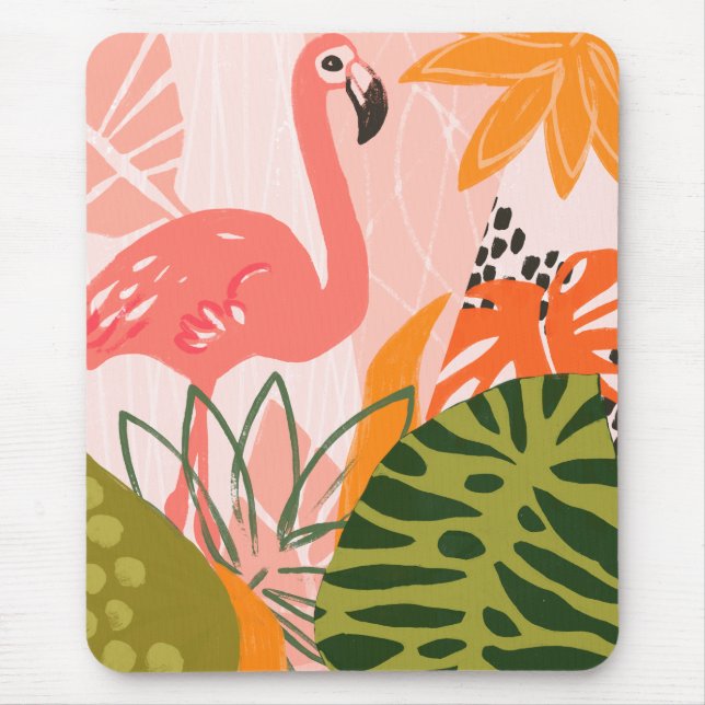 UA Jungle Flamingo II Mouse Mat (Front)