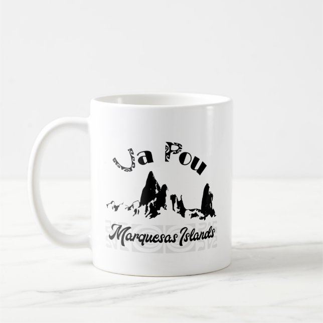 UA POU (Black) Coffee Mug (Left)