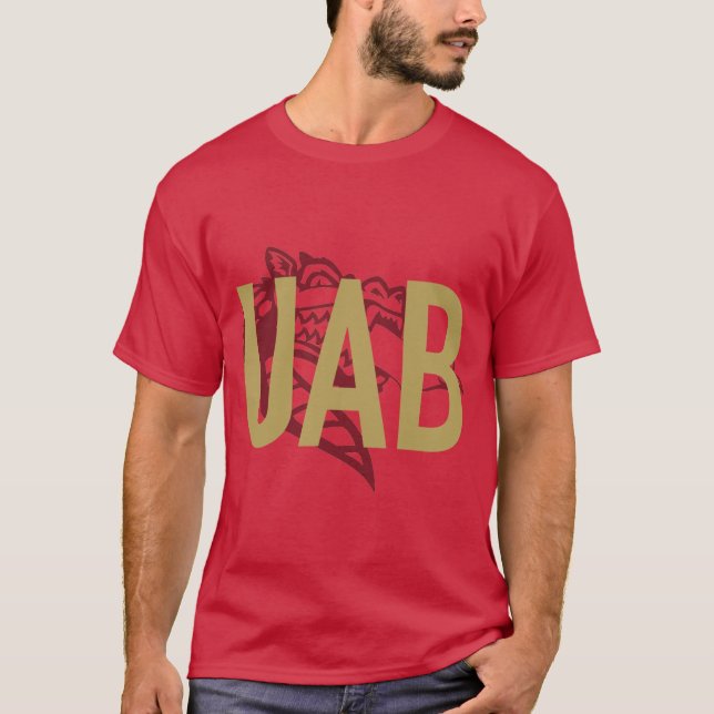 UAB Blaze Gold Oversized T-Shirt (Front)