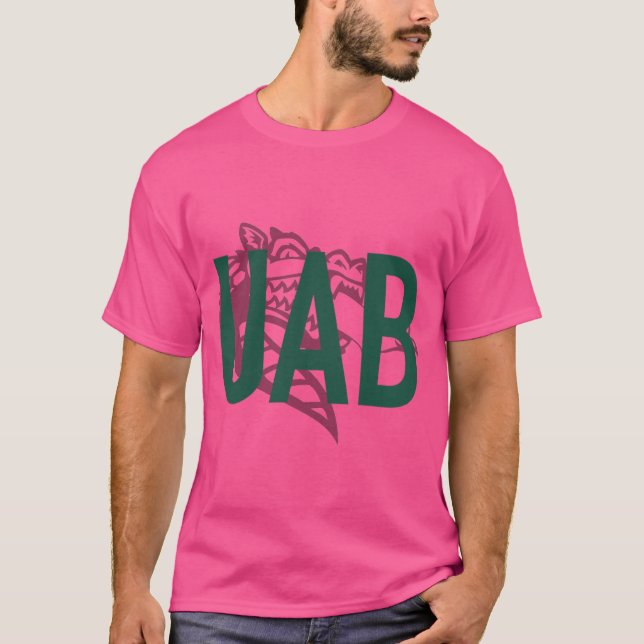 UAB Blaze Green Oversized T-Shirt (Front)