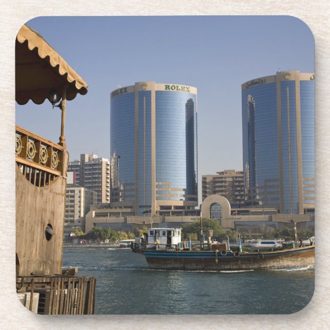 UAE, Dubai, Dubai Creek. Dhow cruises channel Coaster (Front)