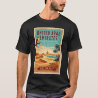 UAE Dubai Falcon Desert Illustration Travel Art