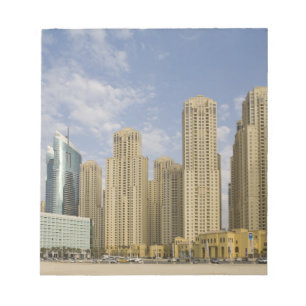 UAE, Dubai, Marina. Jumeirah Beach Residence Notepad