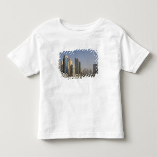 UAE, Dubai. Marina towers with boats at anchor. Toddler T-Shirt