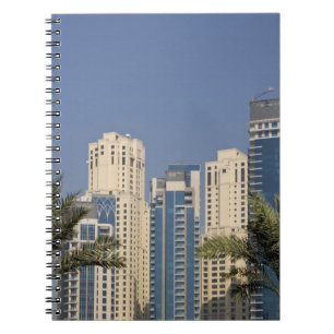 UAE, Dubai. Towers of Jumeirah Beach Residence Notebook