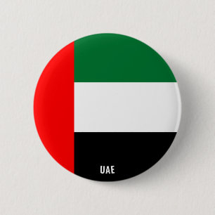 UAE Flag Charming Patriotic Button