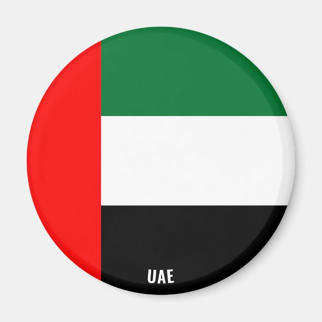 UAE Flag Charming Patriotic Magnet (Front)