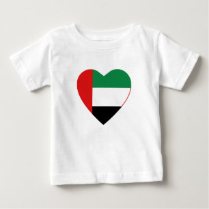 UAE Flag Heart T-Shirt