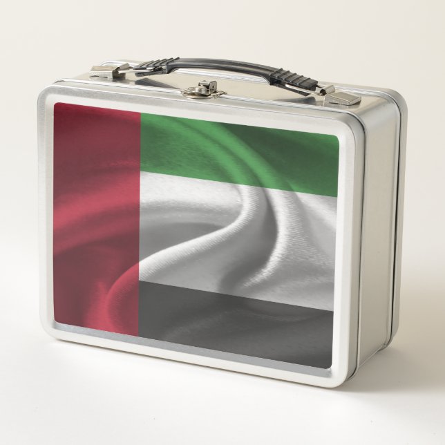 UAE Flag Metal Lunch Box (Front)