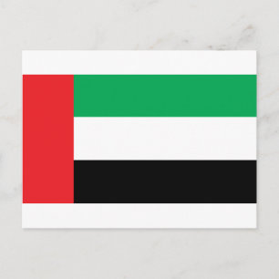 Uae Flag Postcard