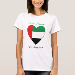 UAE Flag Sweetheart T-Shirt