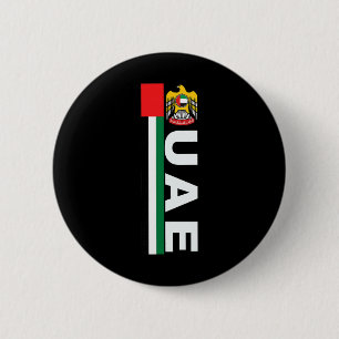 Uae Soccer Style United Arab Emirates Flag 6 Cm Round Badge