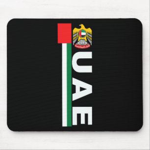 Uae Soccer Style United Arab Emirates Flag  Mouse Mat