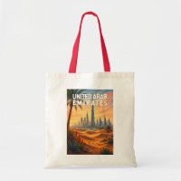 UAE United Arab Emirates Illustration Travel Art