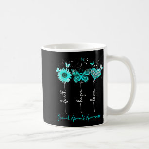 Ual Ault Awareness Faith Hope Love Leopard Suower Coffee Mug