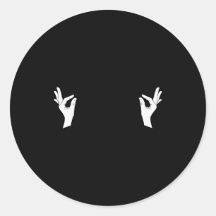 Ual Innuendo Funny Offensive Adult Humor Gag Raunc Classic Round Sticker