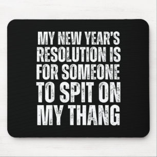 Ual Innuendo Funny Offensive Adult Humor New Years Mouse Mat