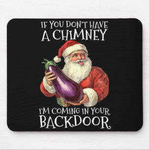 Ual Innuendo Santa Rude Christmas Mouse Mat