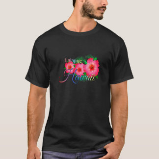 Ualapue Hawaii Tropical Flowers Family Vacation T-Shirt