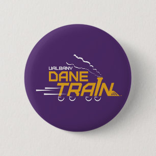 UAlbany Dane Train Logo 6 Cm Round Badge