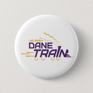 UAlbany Dane Train Logo 6 Cm Round Badge
