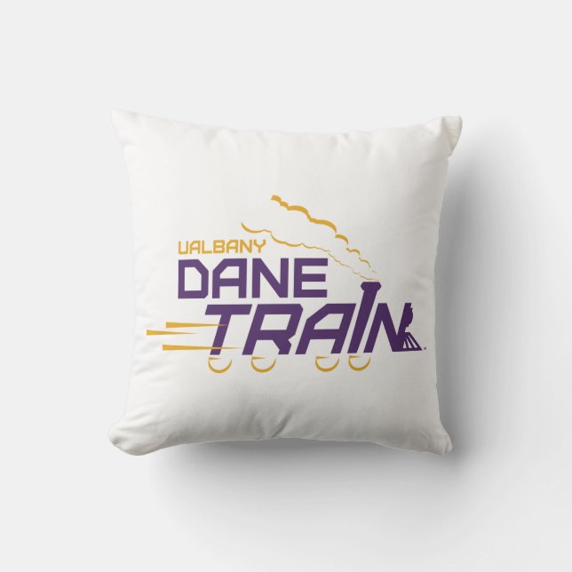 UAlbany Dane Train Logo Cushion (Front)