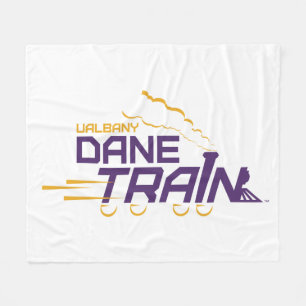 UAlbany Dane Train Logo Fleece Blanket