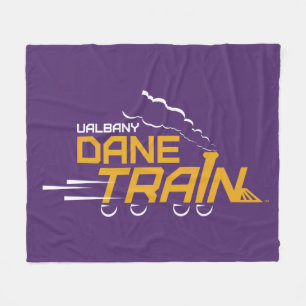 UAlbany Dane Train Logo Fleece Blanket