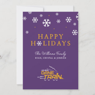 UAlbany Dane Train Logo Holiday Card