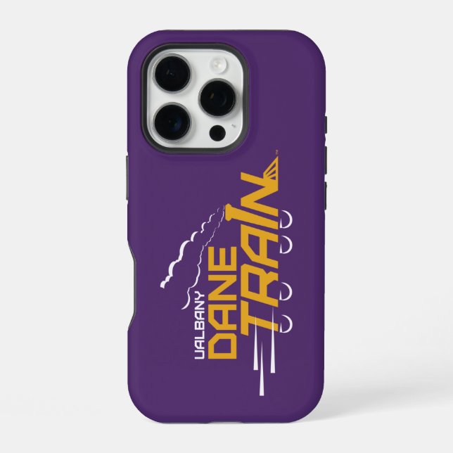 UAlbany Dane Train Logo iPhone Case (Back)