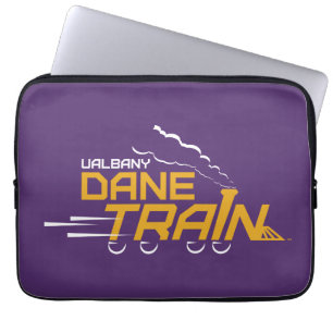 UAlbany Dane Train Logo Laptop Sleeve