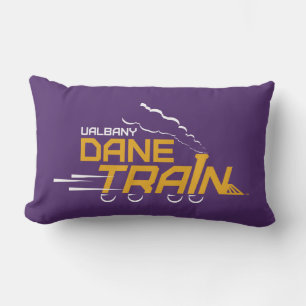 UAlbany Dane Train Logo Lumbar Cushion