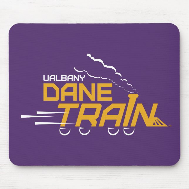 UAlbany Dane Train Logo Mouse Mat (Front)