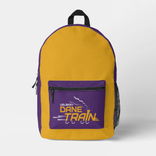 UAlbany Dane Train Logo Printed Backpack