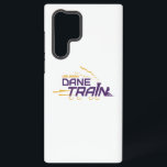 UAlbany Dane Train Logo Samsung Galaxy Case<br><div class="desc">The UAlbany Dane Train logo features bold, angular typography with the words "Dane Train" in large, purple capital letters. Above it, "UAlbany" is written in a smaller, golden font. The design incorporates the silhouette of a train, with smoke billowing from the smokestack. The train's wheels are represented in gold, giving...</div>