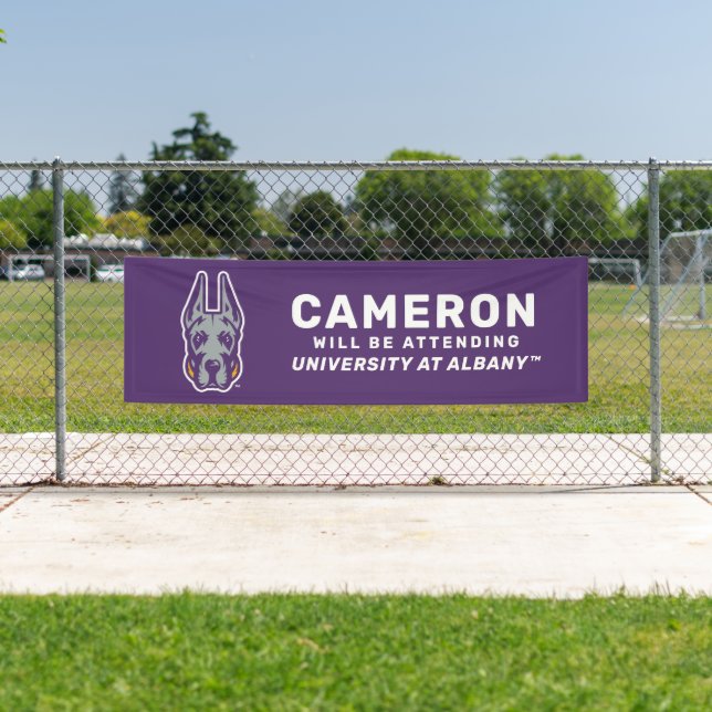 UAlbany Great Danes | Graduate Will Be Attending Banner (Insitu)