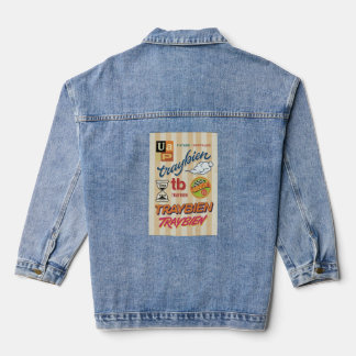 Uap Odyssey: Retro-Future Racing  Denim Jacket