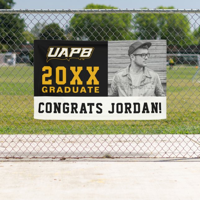 UAPB Golden Lions Graduate Banner (Insitu)