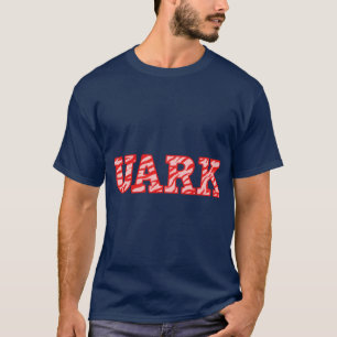 UARK Bold Red Zebra Text Oversized T-Shirt