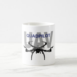 UAV Quadpilot Quadcopter Pilot Coffee Mug