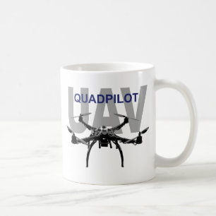 UAV Quadpilot Quadcopter Pilot Coffee Mug