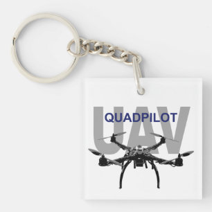 UAV Quadpilot Quadcopter Pilot Key Ring